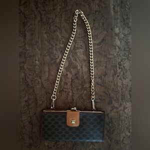 CELINE Long Wallet on a Chain - Monogram - Shoulder Bag - Refinished retrofit!